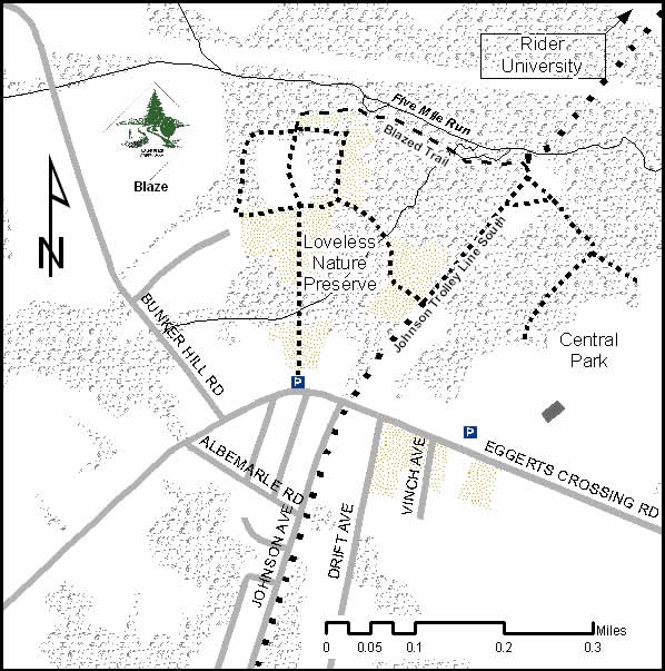 Loveless Nature Preserve Trail Map